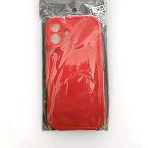 iPhone 16 Plus Case Red Flexible Hard Plastic